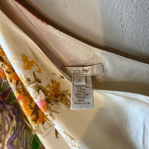 J.Crew Silk lovely Dress. Sz 2  Bubble Skirt - Picture 12 of 12